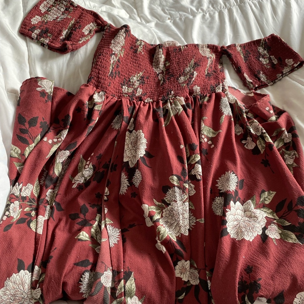 Floral Off-Shoulder Dress